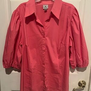 Worthington Coral Button-Down Shirt